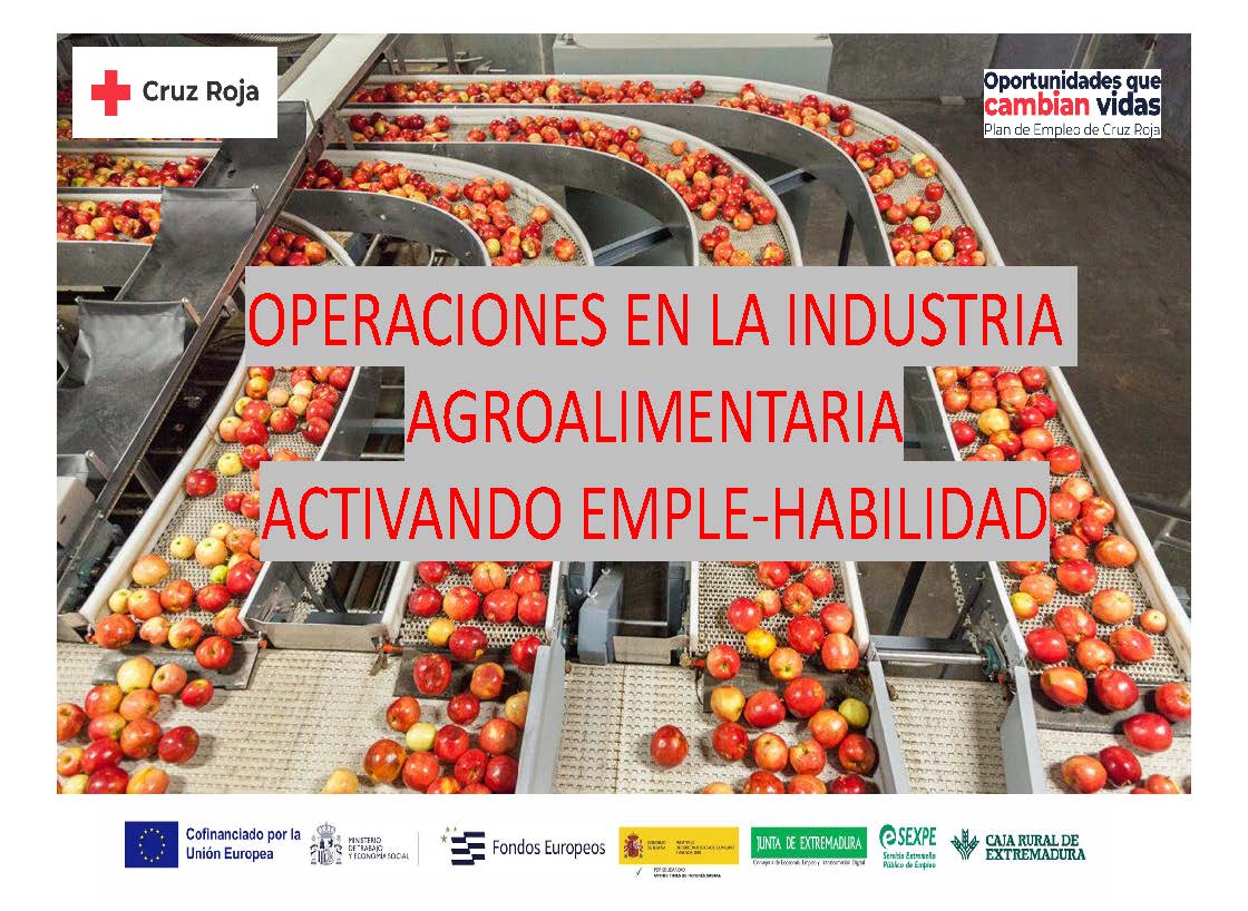 PR07/2026 OPERACIONES EN LA INDUSTRIA AGROALIMENTARIA. ACTIVANDO EMPLE-HABILIDAD